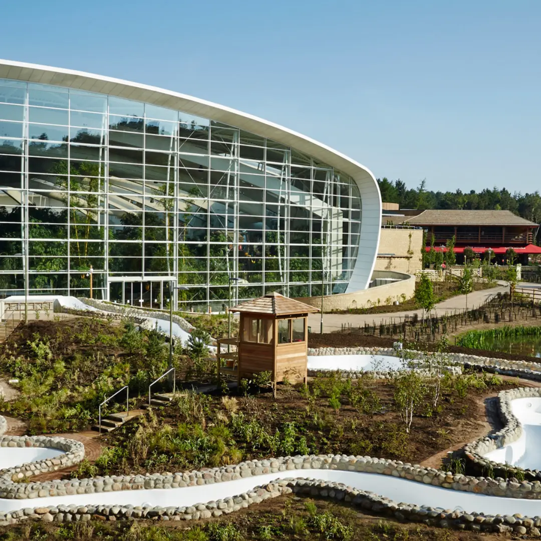 The front of centreparcs in Ireland