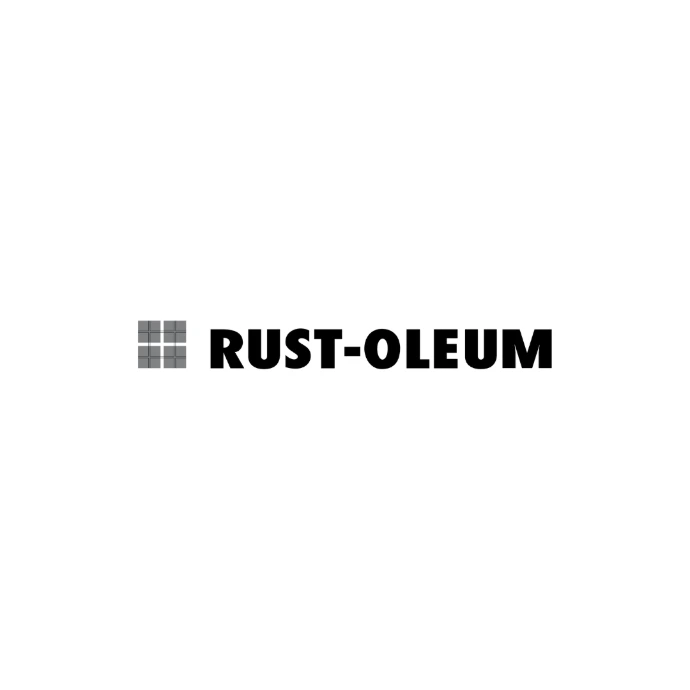 Rust-Oleum logo in black and white