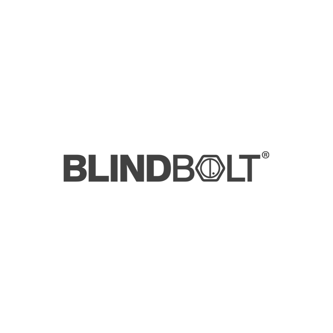 Blindbolt logo in black and white