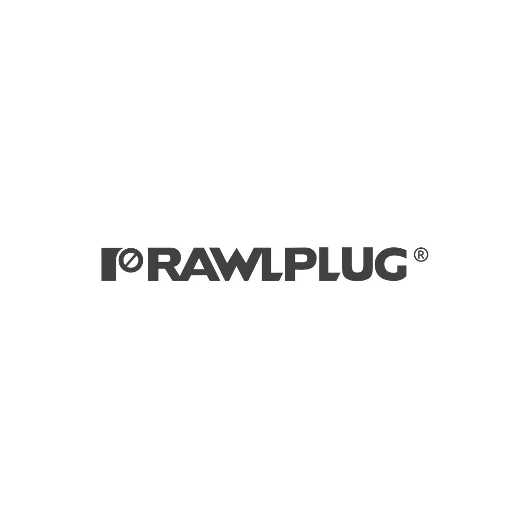 Rawlplug logo in black and white