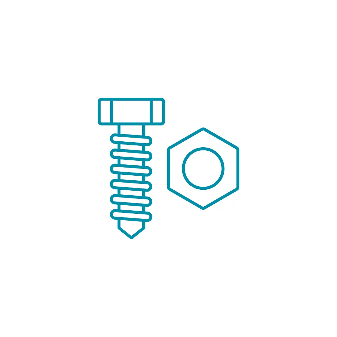 Nut and bolt icon